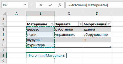 excel, формулы, форматированные, умные, таблицы