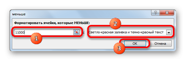 Окно форматирования в Microsoft Excel