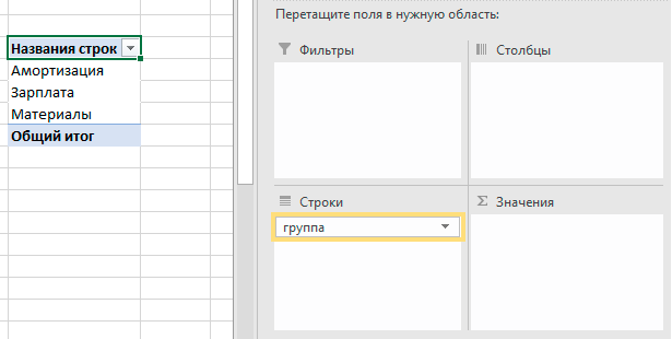 сводные таблицы excel