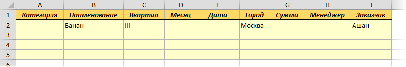 Как сделать фильтр в Excel