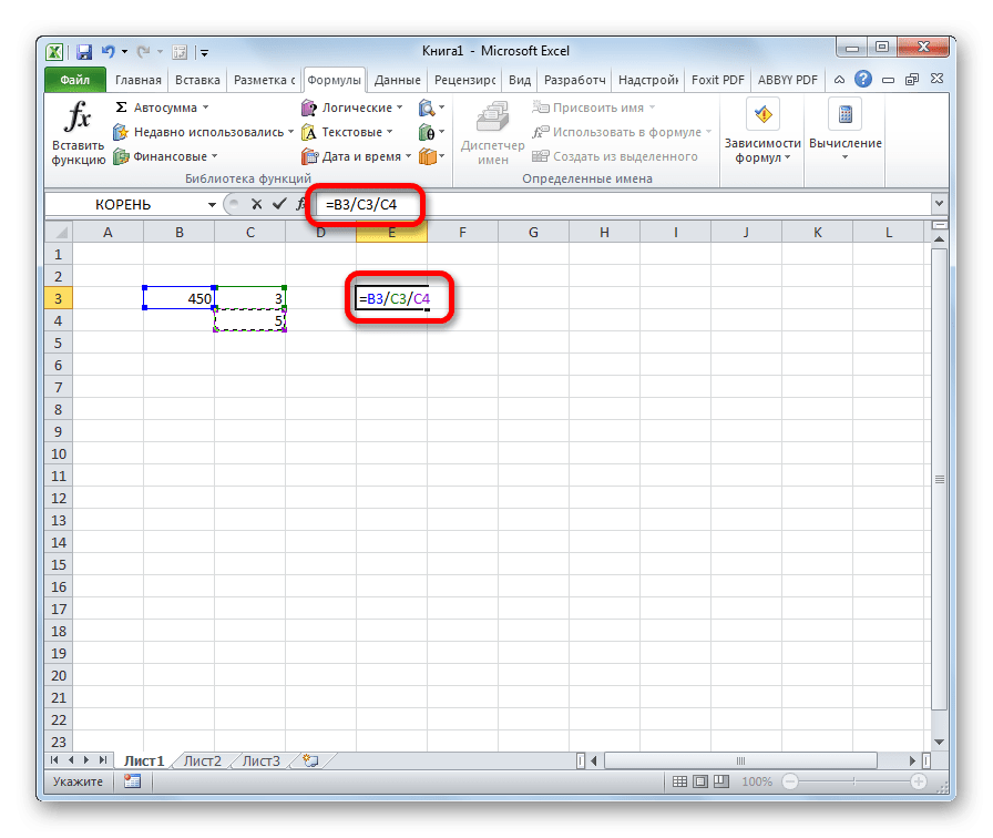 Разбить числа на ячейки в Microsoft Excel